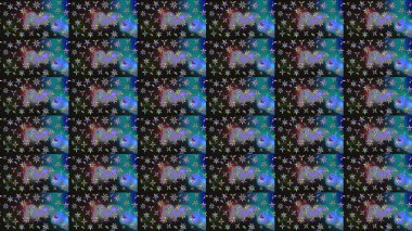 Çiçeksel elementlerle süslenmiş zarif raster dokusu. Gri renkler ve parlak çiçekler üzerine soyut çizim deseni. Küçük çiçekte şirin bir çiçek deseni var..