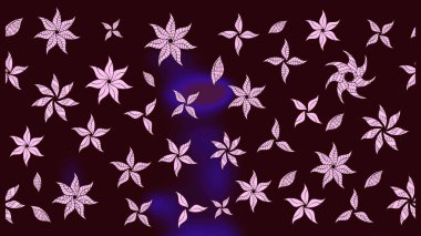 Raster. Zarif, parlak ve eskiz kahverengi çiçek desenli tasarım. Sabıka baskıları, bebek kıyafetleri, duvar kâğıtları, paket kutuları vb..