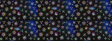 Tekrar eden çiçek arkaplanı, zarif gri çiçek duvar kağıdı. Gri renkler üzerine çiçek desenli çizimler, el yapımı papatyalar, papatyalar..