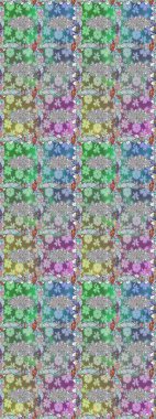 Suluboya etkisi. Organik elementler. Botanik kusursuz desen. Raster deseni.