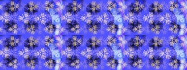 Düz kar karalama ikonları, kar taneleri mor, mavi ve nötr renkler Noel afişi, kartlar. Güzel soyut kar tanesi raster tasarımı. Yeni yıl kar tanesi.