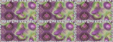 Çiçekli bahar çiçekleri. Moda baskıları için zarif bir şablon. Küçük renkli çiçekler. Küçük çiçekte güzel bir desen. Motley illüstrasyonu.