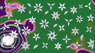 Çiçeğin suluboya çizimlerinin mükemmel deseni. Eski model. Moda baskısı. Dekorasyon ve tasarım için güzel bir desen. Suluboya çizim kalıbı. Raster illüstrasyonu.