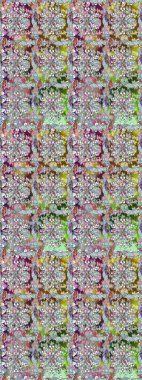 Küçük çiçekteki sevimli çiçek deseni. Kusursuz. Raster illüstrasyonu.