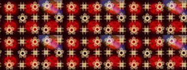 Noel süsleri ve Noel süsleri. Raster Noel soyut renkli arkaplan ve düşen kar tanesi.