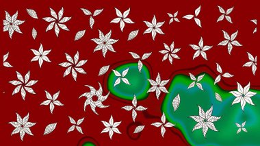 Çiçek arkaplan. Çizim raster deseni. Güzel kumaş deseni.