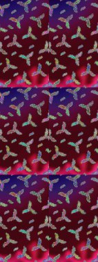 Kumaş veya Duvar Kağıdı Tasarımı. Mandalas 'ın dekoratif dokusu. Tekstil için Lacy Fashion Print. Lace Snowflakes 'in etnik kökü. Stilize Çiçekler. Folk Style. Raster illüstrasyonu.