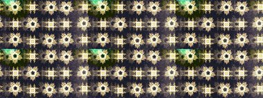 Gri renkli çiçekler. Çiçek desenli çizim. Raster illüstrasyonu. Asya tekstil tarzında. Renkli Bahar Teması eskiz kalıbı. Düz Çiçek Elementleri Tasarımı.