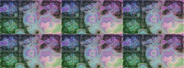 Raster illüstrasyon. Küçük çiçek sevimli çiçek desen. Sorun -suz.