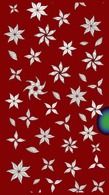 Şatafatlı bahar bahçesi dokusu. Flower eskiz arka planı. Raster illüstrasyonu. Çiçek deseni.