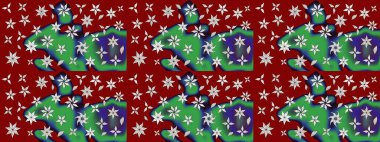 Etnik Mandala süsü. Raster Henna dövme stili. Kızılderili desenli desenli desenli şal deseni. Tekstil, tebrik kartı, boyama kitabı, telefon kılıfı baskısı için kullanılabilir.