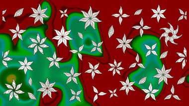 Eskiz geçmişi. Raster illüstrasyonu. Eski usul. Raster. Kumaş, tekstil, duvar kağıdı baskısı için. Tomurcukları çiçekli sevimli çiçek deseni..