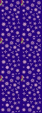 Küçük çiçekte güzel bir çiçek deseni var. Çiçekli çiçek deseni, suluboya. Raster deseni.