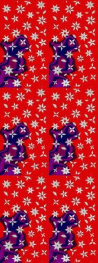 Çiçek arkaplan. Çizim raster deseni. Güzel kumaş deseni.