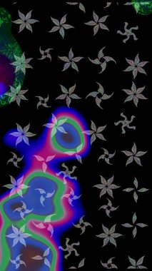 Arabesk ve çiçek öğeleri ile oryantal raster desen. Geleneksel klasik süs. Arabesk ile Vintage desen.