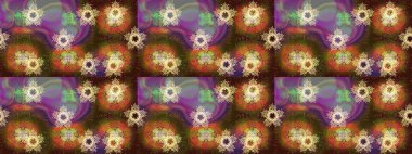 Kar taneleri deseni. Raster illüstrasyonu. Renkli arka planda izole edilmiş kar tanelerinin düz tasarımı. Kar tanesi süsleme deseni. Kar taneleri arkaplanı.