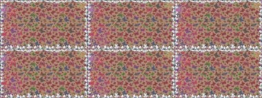 Paketleme, kağıt ve kumaş için uygun. Bej arka planda renkli kelebekler. Kelebeklerle renklendirilmiş, pürüzsüz bir desen.