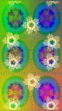 Noel doodle desen kar taneleri, raster arka plan ile. Raster illüstrasyon.