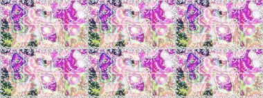 Sorunsuz çiçek deseni kaydırma kağıt, davet, el ilanı, afiş veya Web sitesi Web sitesi arka plan duvar kağıdı için kullanılabilir. Elle çizilmiş Raster resim. Doodle unsurları.