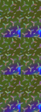 Kumaş veya Duvar Kağıdı Tasarımı. Stilize Çiçekler. Tekstil için Lacy Fashion Print. Mandalas 'ın dekoratif dokusu. Lace Snowflakes 'in etnik kökü. Folk Style. Raster illüstrasyonu.