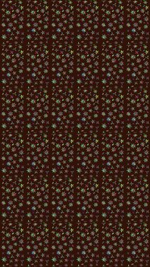 Paketleme, tekstil, duvar kâğıdı için çiçek eskizi. Yumuşak fayans. Yumuşak pamuk tasarımı. Raster 'ın taze dokusu. Klasik çiçek deseni.