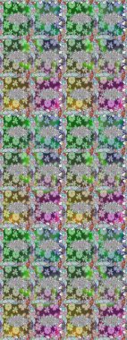 Tomurcukları papatya çiçekleri olan sevimli bir çiçek deseni. Miles Fleur, süslü püslü bir süs. Kusursuz bir geçmişi var. Eski usul. Raster illüstrasyonu. Kumaş, tekstil ve duvar kağıdı baskısı için..