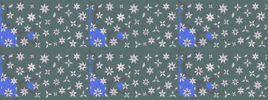 Raster illüstrasyonu. Çizim çiçek deseni duvar kâğıdı olarak kullanılabilir. Tarafsız renklerde çiçekler.