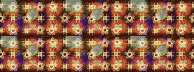 Soyut mandala veya kaprisli kar tanesi içini kaplamak sanat çizmek. Renkli arka plan üzerinde izole sevimli kar taneleri. Raster illüstrasyon.