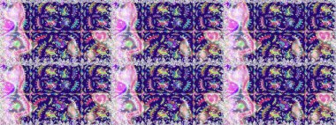 Düz çiçek öğeleri tasarım. Güzel kumaş deseni. Trendy sorunsuz çiçek deseni içinde Raster resim. Yaz tema Dikişsiz desen arka plan rengi.