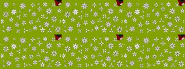 Düz Çiçek Elementleri Tasarımı. Taslak desenli, modaya uygun kumaş deseni. Raster illüstrasyonu. Renkli Bahar Teması eskiz kalıbı. Şirin çiçek elementleri..