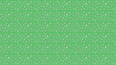 Şirin çiçekli, desenli, yeşil renkli bir eskiz deseni. Tekstil için suluboya eskiz deseni. El çizimi çiçek çizimi deseni (fayans)).