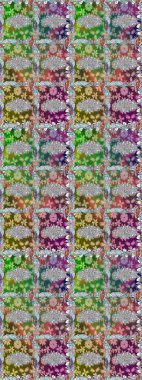 Tarafsız renklerde çiçeksiz. Çiçek deseni. Raster illüstrasyonu. Tarafsız renklerde çiçekler. Şatafatlı bahar bahçesi dokusu.