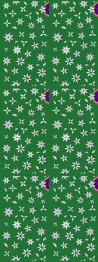 Raster. Sabıka fotoğraflarında, bebek kıyafetlerinde, duvar kâğıtlarında, paket kutularında falan kullanılabilir. Zarif, parlak ve eskiz yeşil çiçek deseni tasarımı.