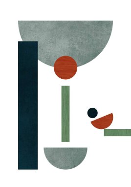 Ahşap, taş dokusu ve orman tonlarıyla uyumlu İskandinav sanat eserleri. Ticari baskı, poster, kart, afiş ve sanat ürünleri için modern trend sanatı.