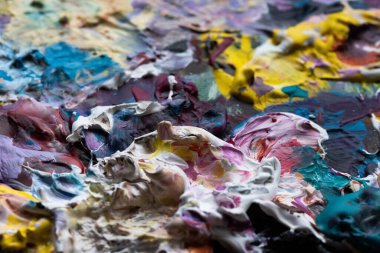 desenli akrilik boyalar, mermer sanat, soyut 