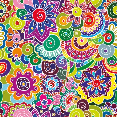 Kusursuz çiçek deseni