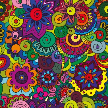 Kusursuz çiçek deseni