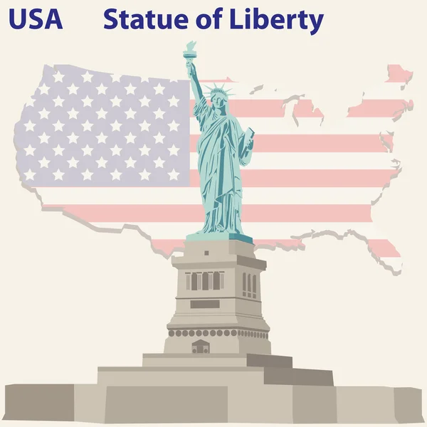 Statue de la liberté — Image vectorielle