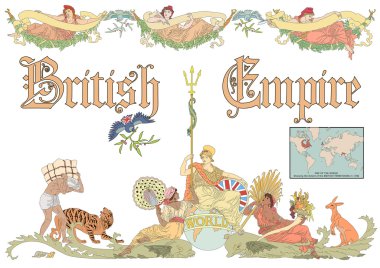 Vektör Britanya İmparatorluğu