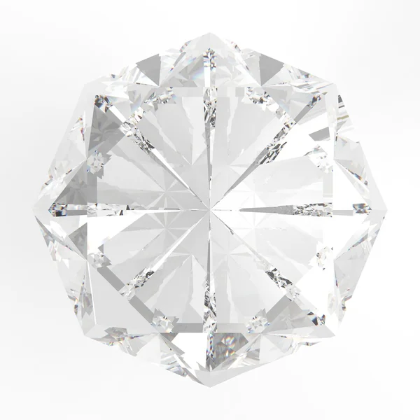 Perfect diamond, render — Stock Photo, Image