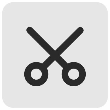 Makas simge tasarlamak