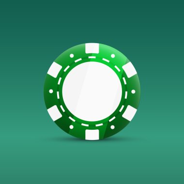 Casino poker fişleri simgesini