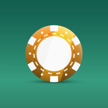 Casino poker fişleri simgesini
