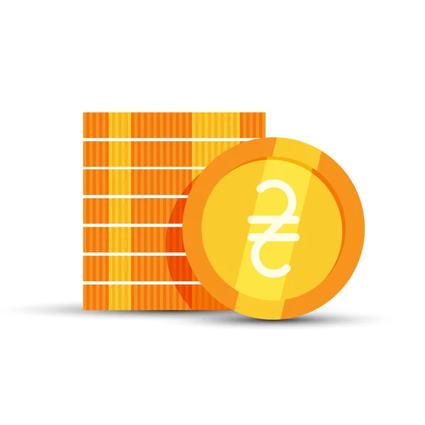 Ícone moeda de dinheiro — Vetor de Stock