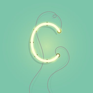 Neon karakter C