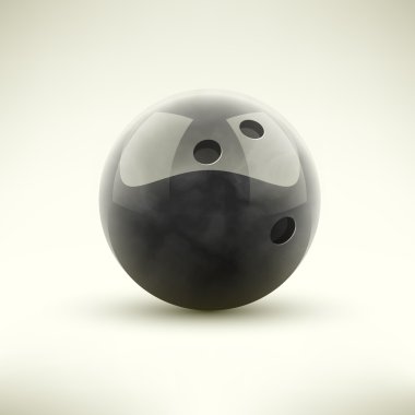 Bowling topu izole 