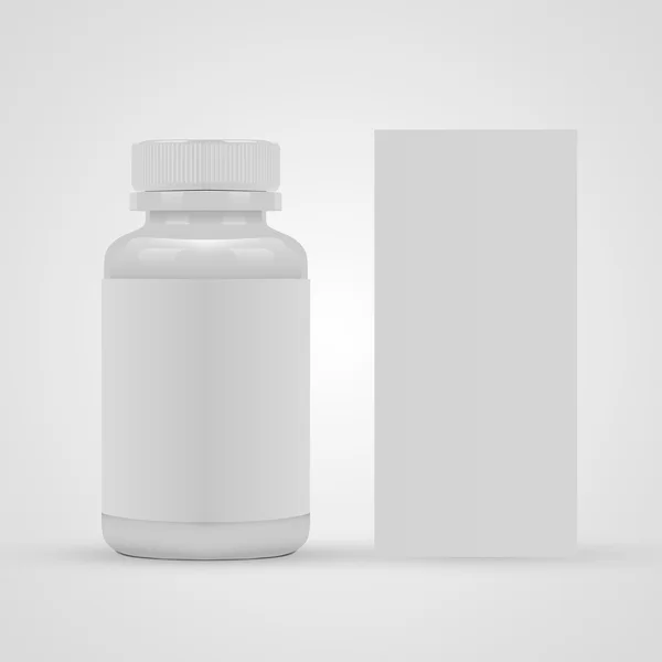 Contenitore di pillole vuote — Vettoriale Stock