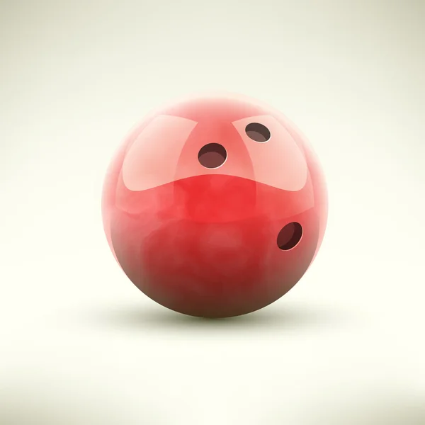 Bowlingball isoliert — Stockvektor