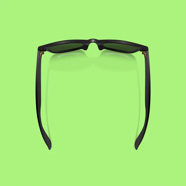 Верхній вигляд сонцезахисних окулярів — стоковий вектор