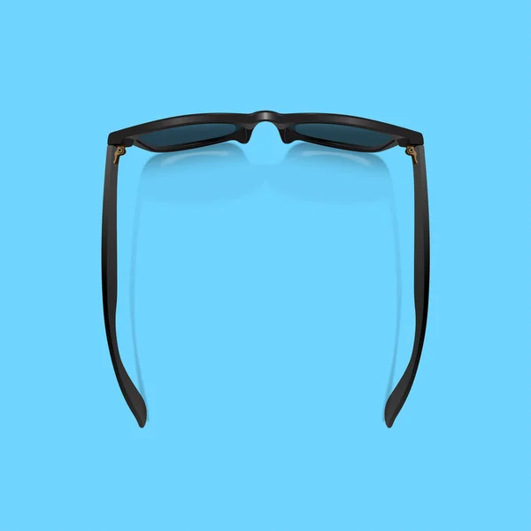 Vista superior de gafas de sol — Vector de stock